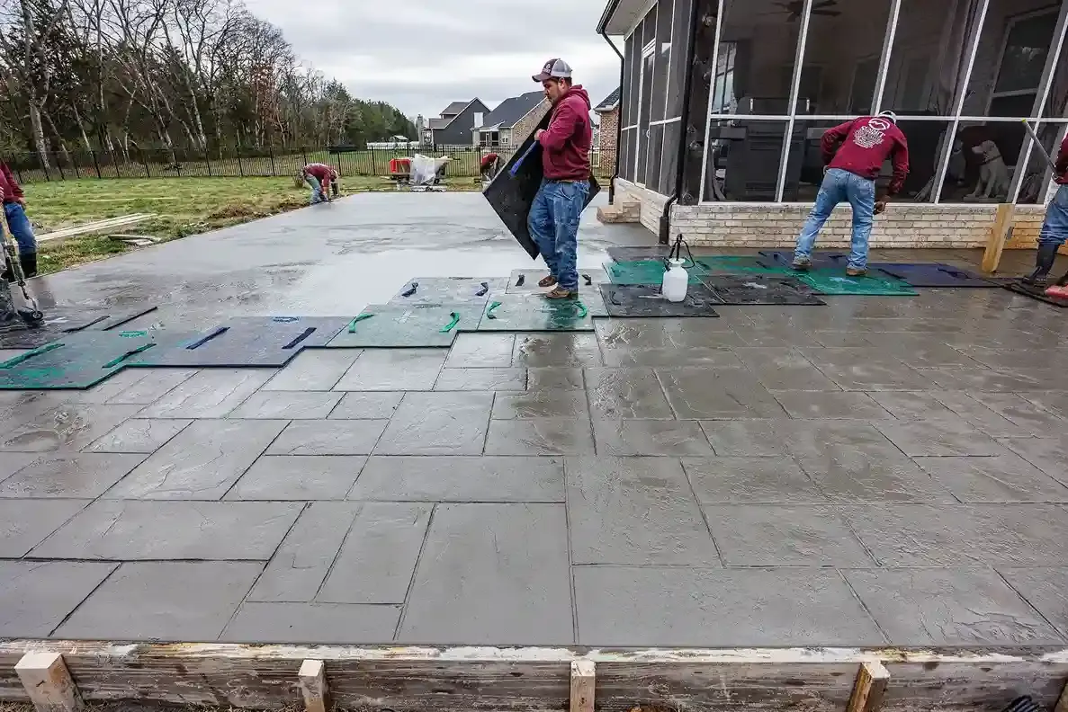 stamp concrete contractors