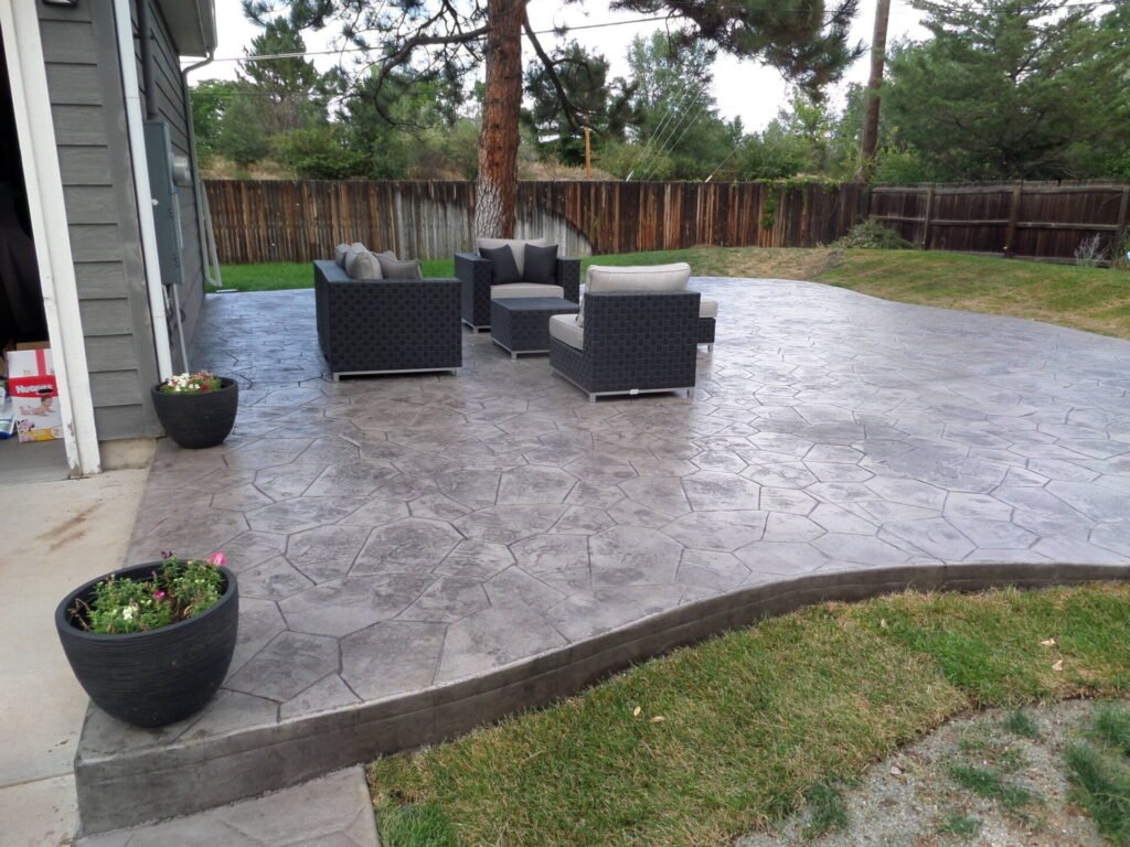 concrete patio