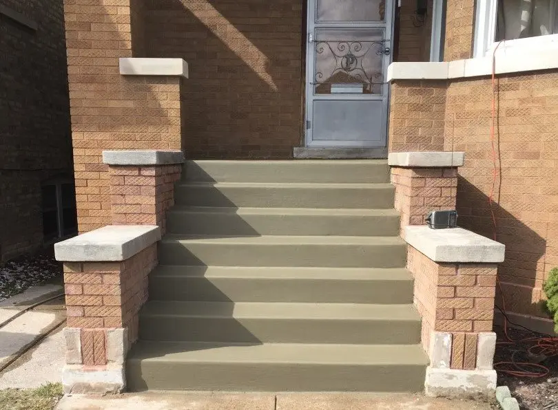 concrete step