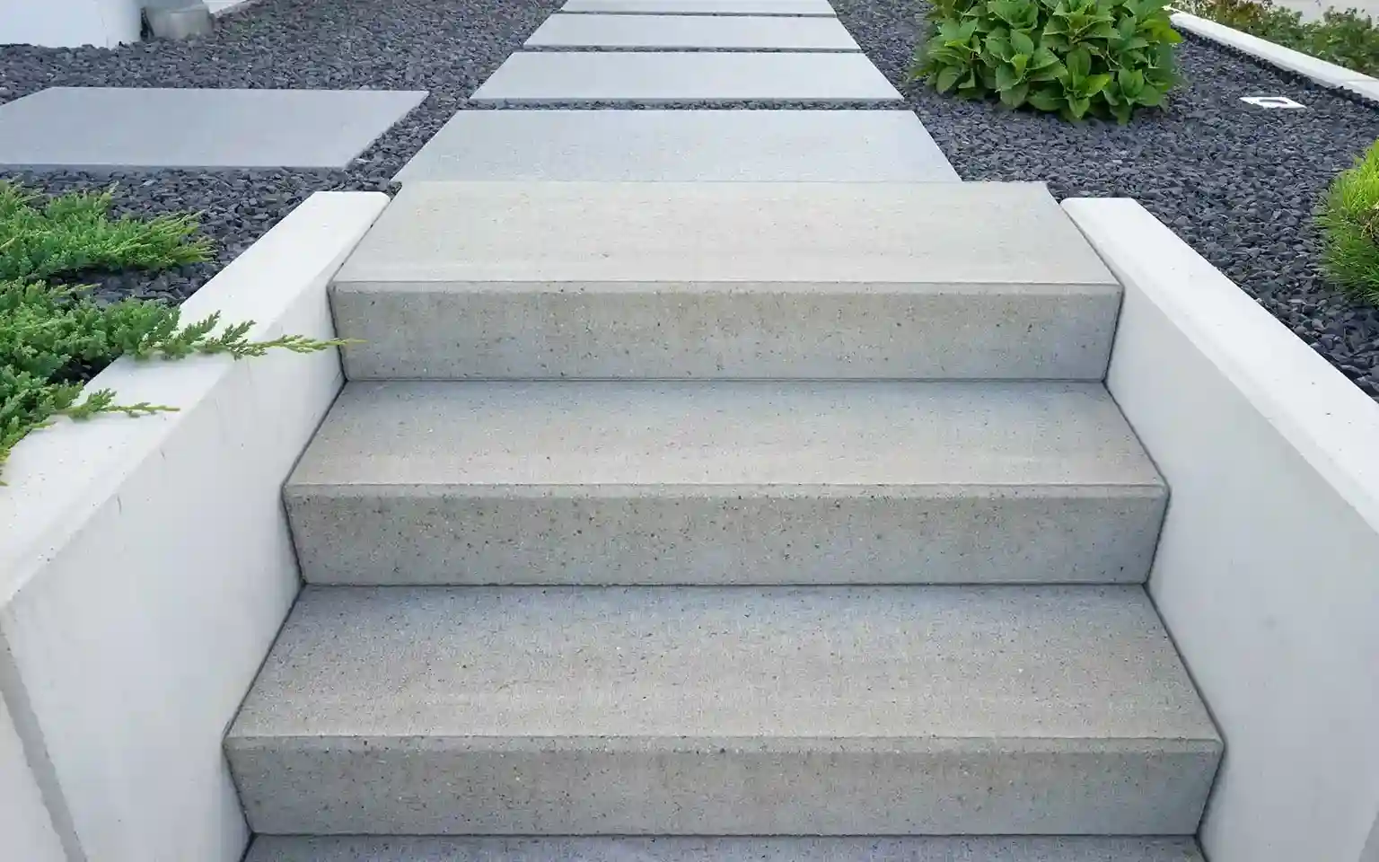 concrete step